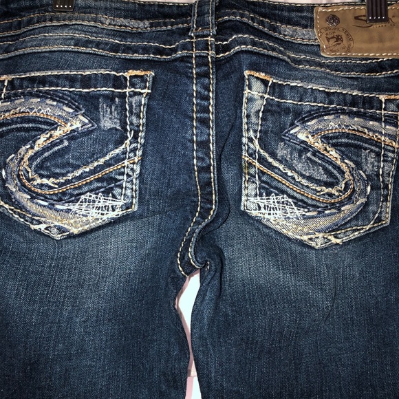 Silver “Twisted” Dark Denim Jeans - Picture 3 of 15